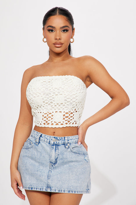 Fashion nova crochet top clearance