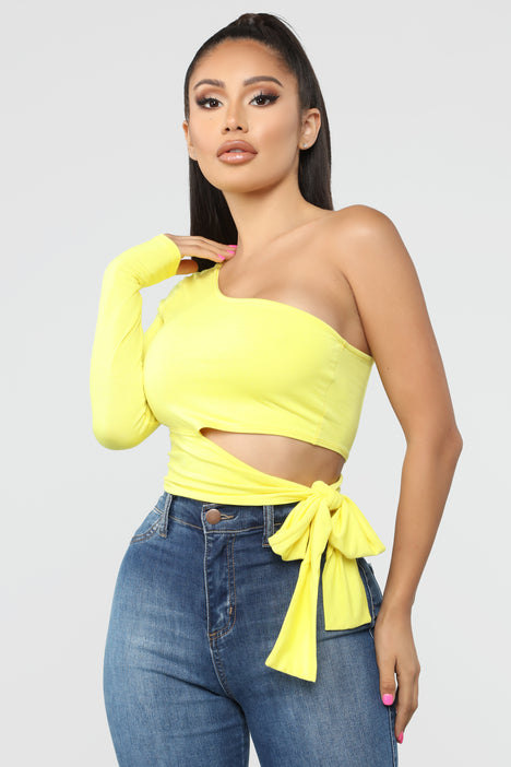 Heart holder 2025 one shoulder top