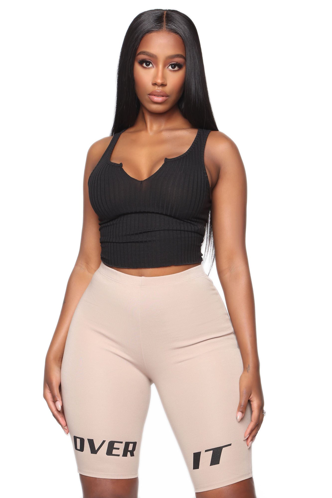 Top Notch Ribbed Crop Top - Black, Fashion Nova, Knit Tops