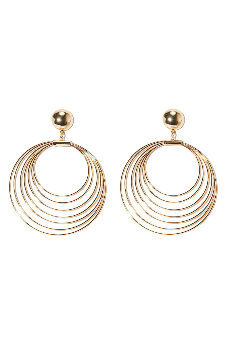 Fortunate Bound Earrings - Gold | Fashion Nova, Jewelry | Fashion Nova