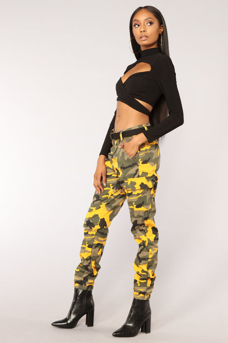 Fashion nova hotsell yellow pants