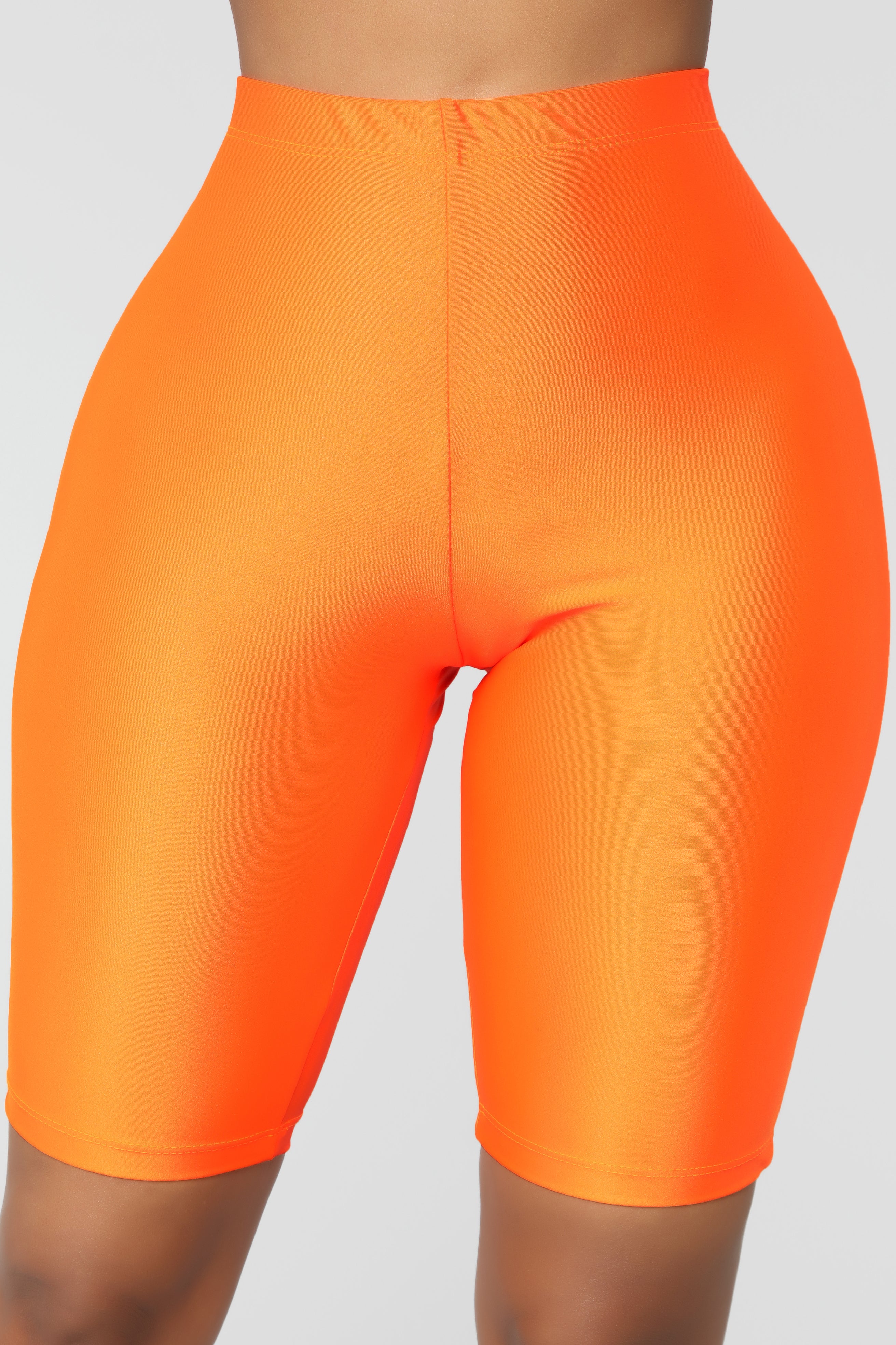 Orange biker shorts near me discount
