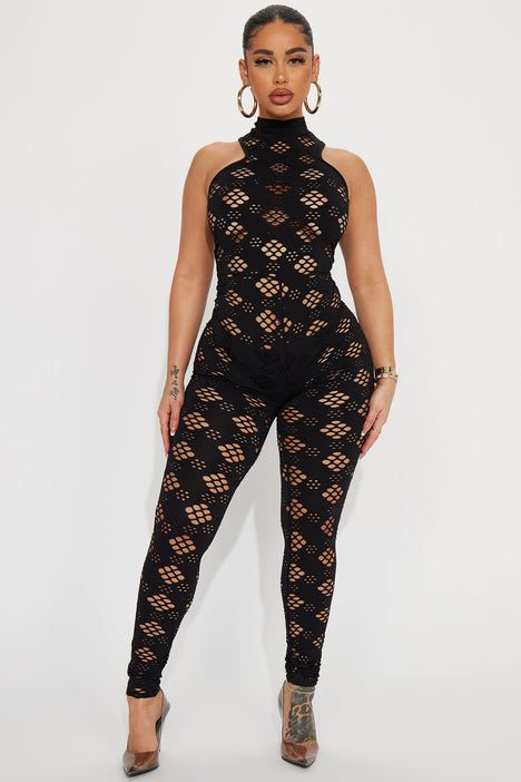 Party jumpsuit black online
