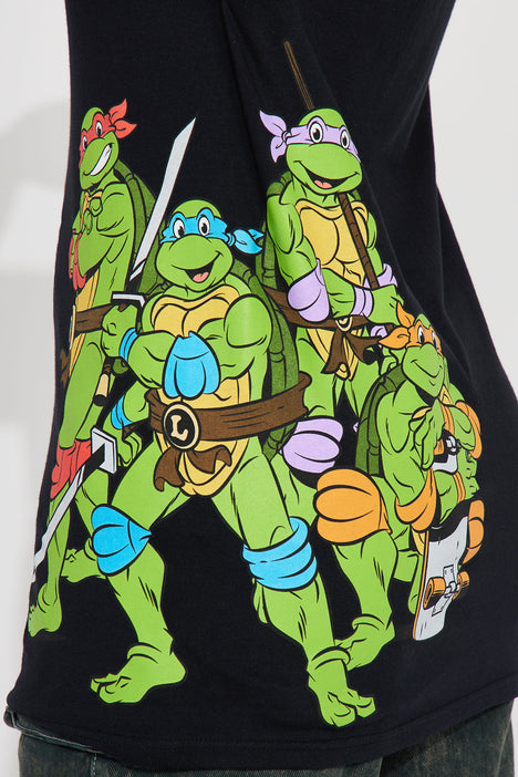 Teenage Mutant Ninja Turtles Wrap Around Graphic Tee - Black, Fashion  Nova, Screens Tops and Bottoms