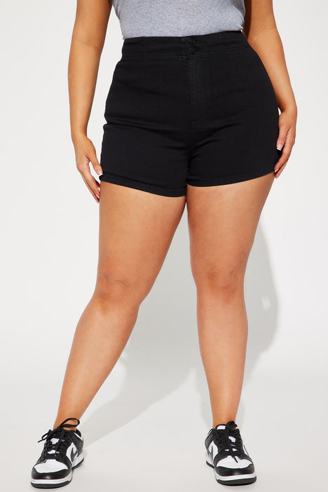 Fashion nova plus size top jean shorts