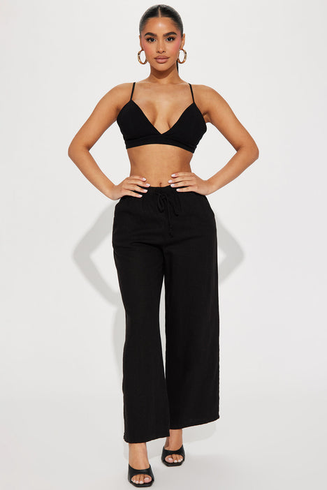Fashion nova linen pants best sale