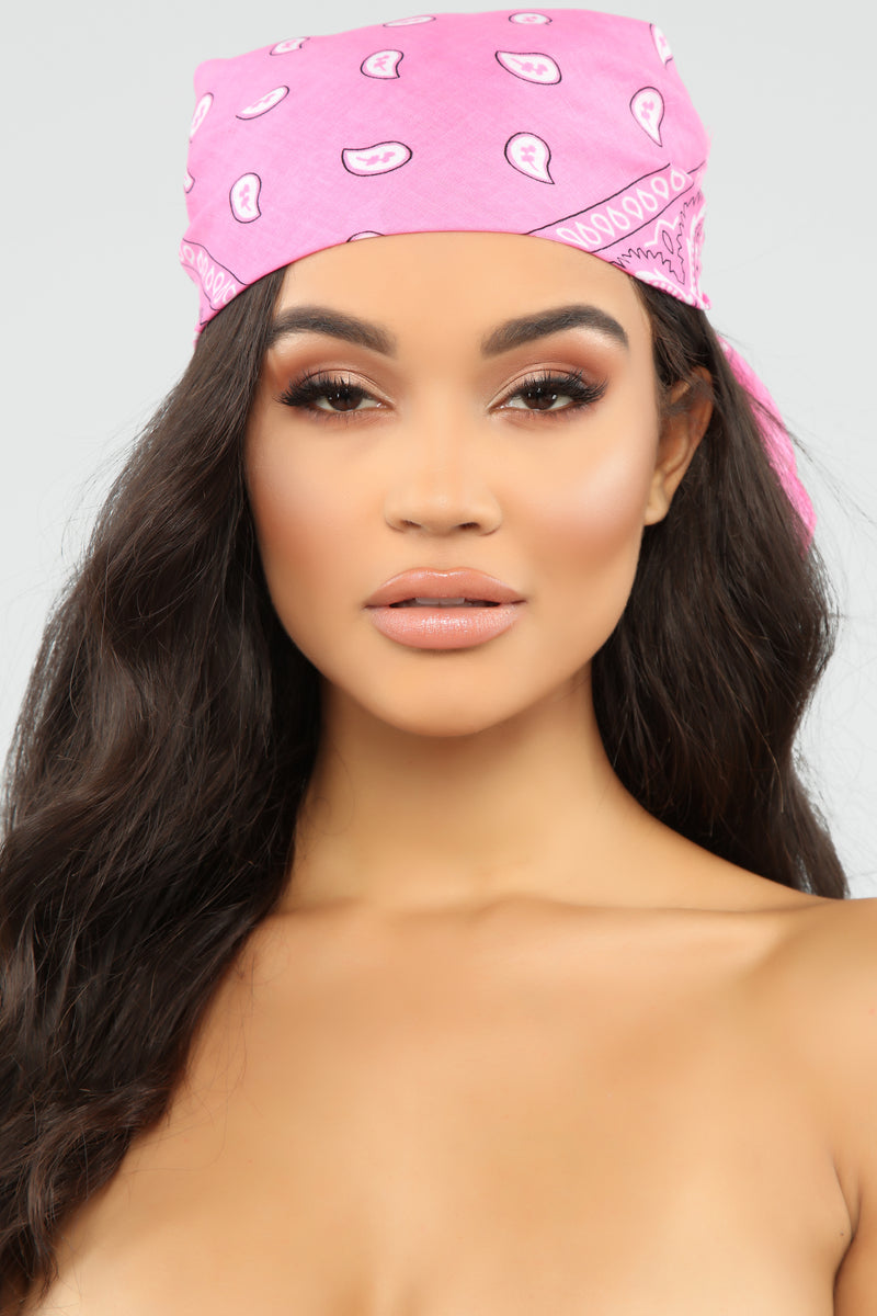 Bad Habits Bandana Pink Fashion Nova, Accessories Fashion Nova
