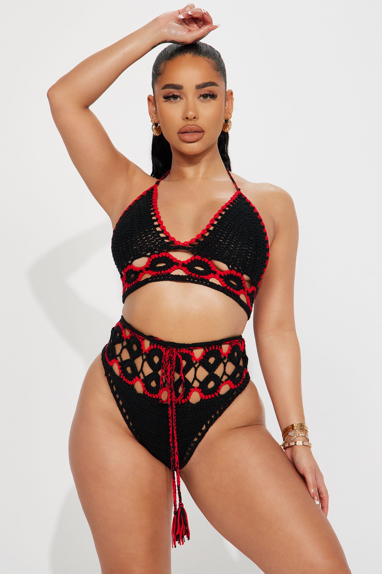 Bandana swimsuit top fashion nova