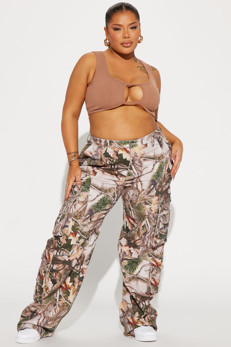Fashion nova top camo pants
