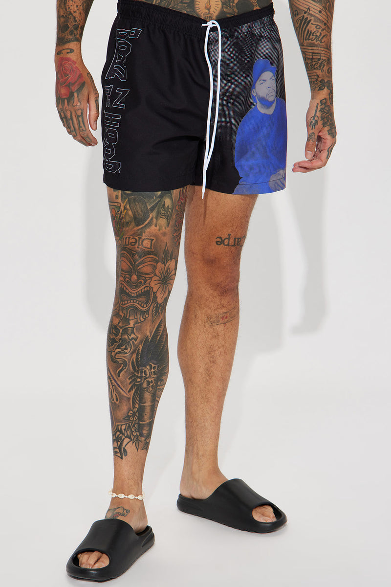 Boyz N The Hood Trunks Black Fashion Nova, Mens Swim Fashion Nova