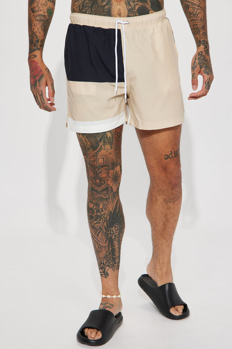 In Deep Swim Trunk Tan