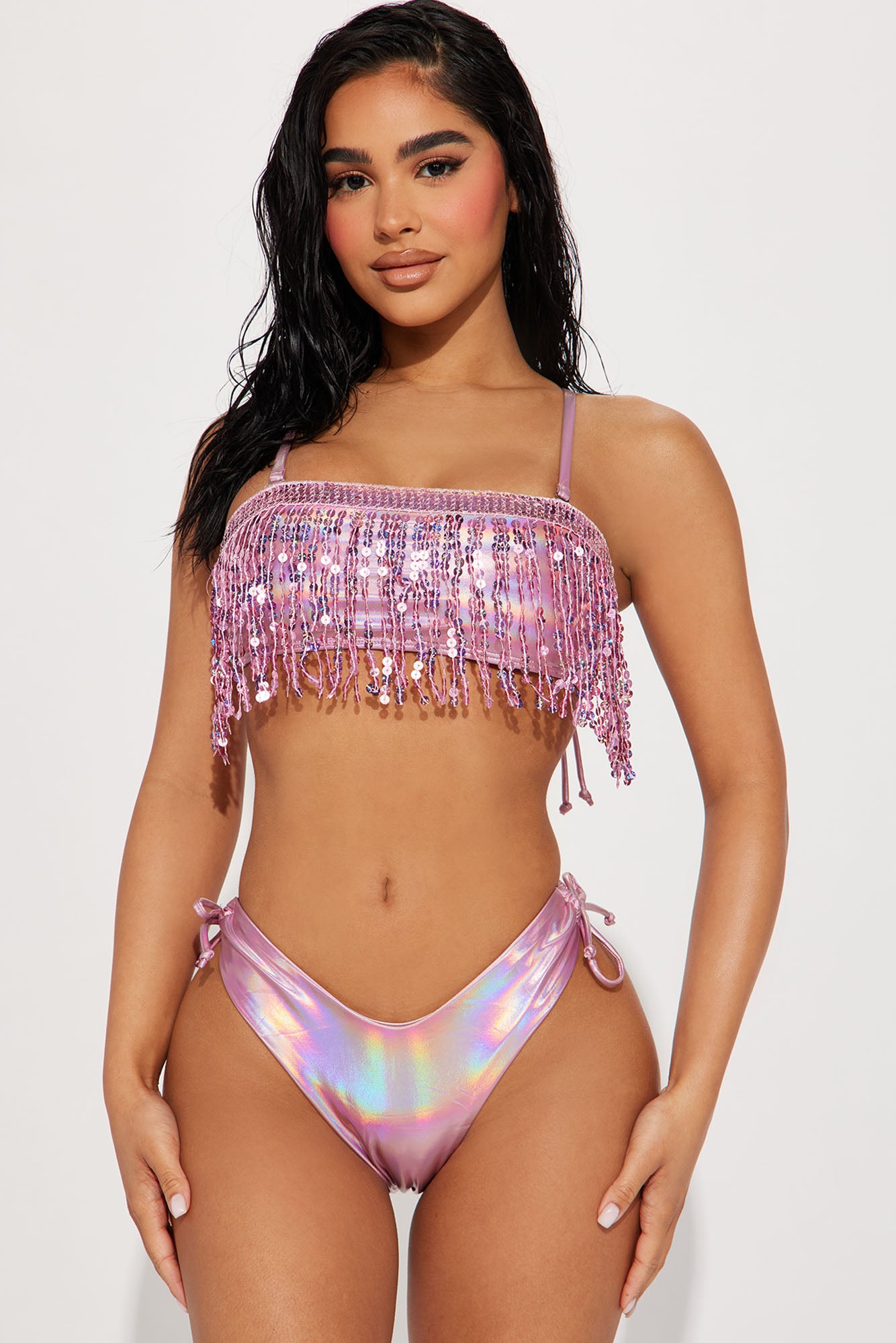Fashion nova metallic swimsuit store