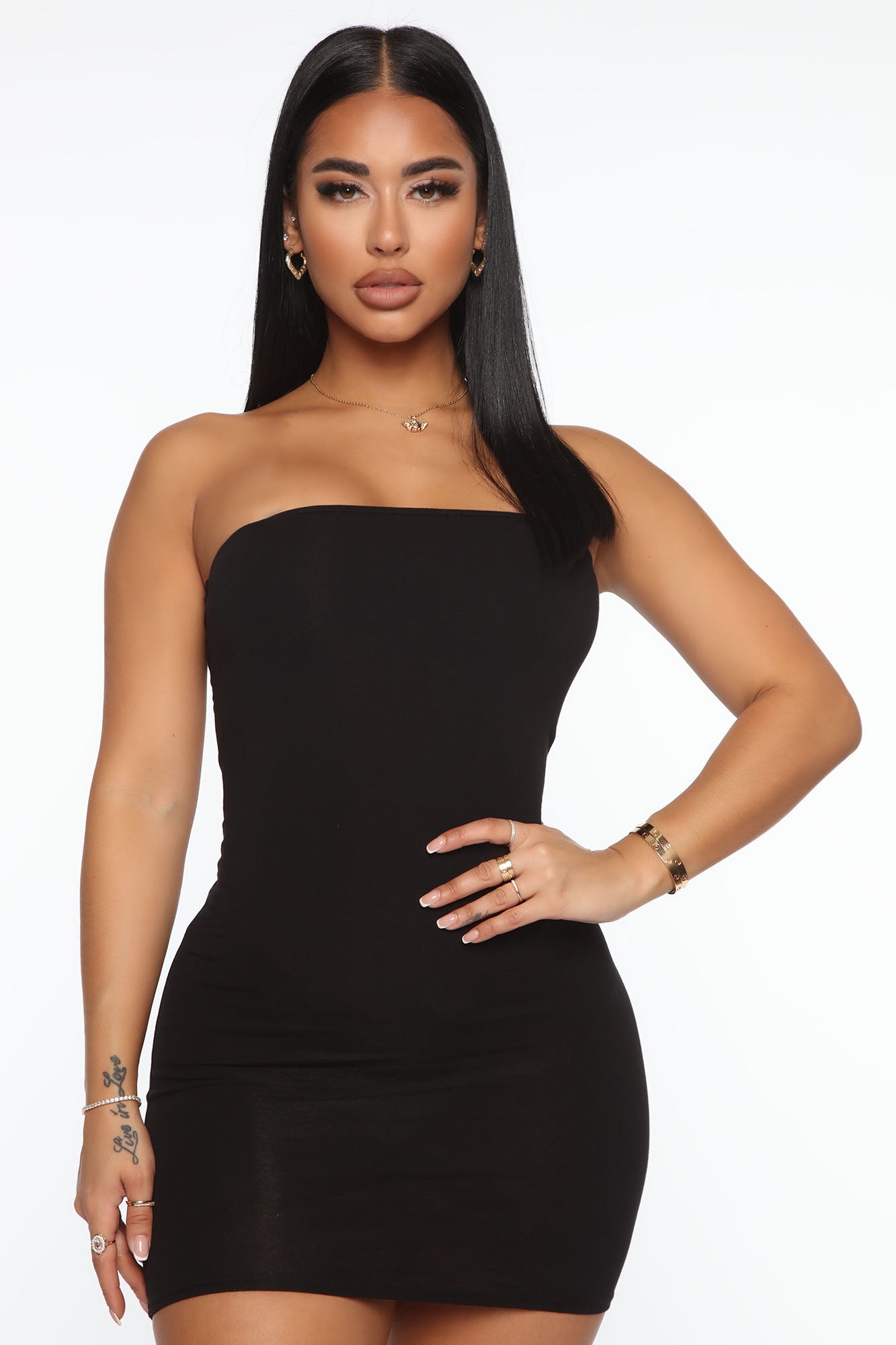 Tube dress fashion nova clearance