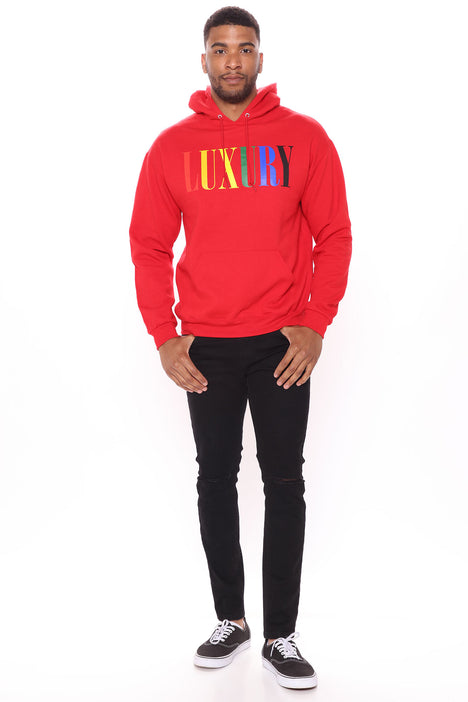Luxury Hoodie Red
