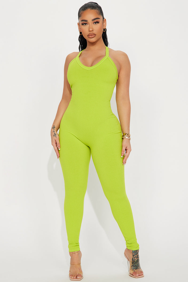 Alexia Snatched Jumpsuit - Lime | Fashion Nova, Jumpsuits | Fashion Nova
