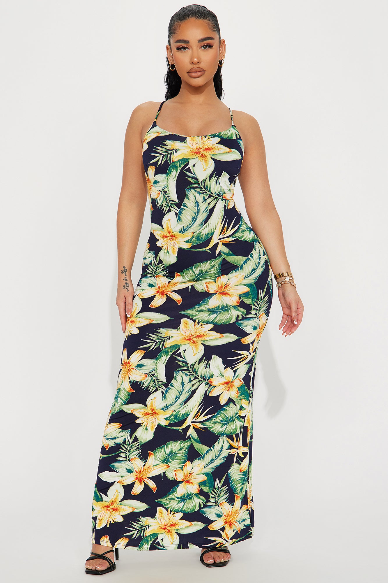 Fashion nova tropical discount dress