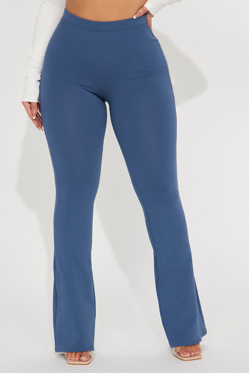 Adriana Flare Pant - Slate Blue | Fashion Nova, Pants | Fashion Nova