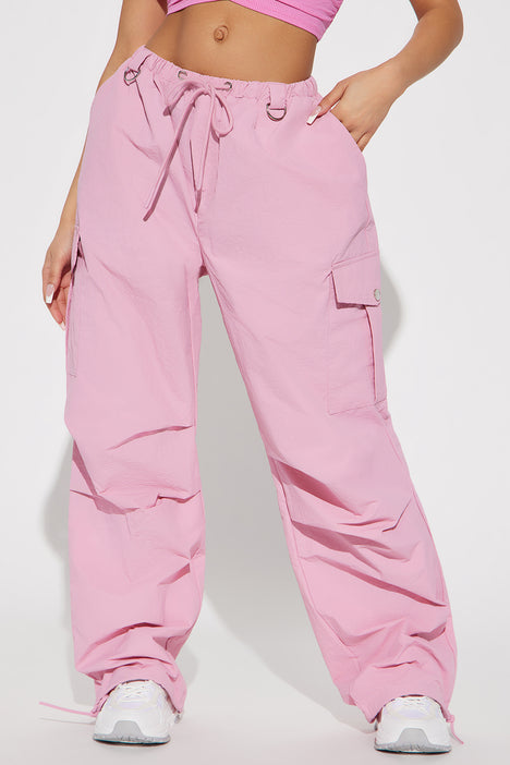 Girl Crush Parachute Pant - Pink