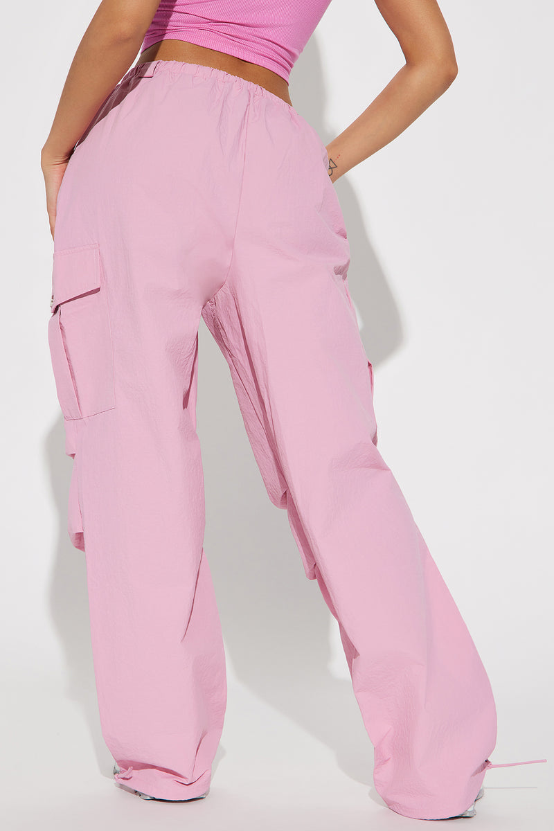 Girl Crush Parachute Pant - Pink | Fashion Nova, Pants | Fashion Nova