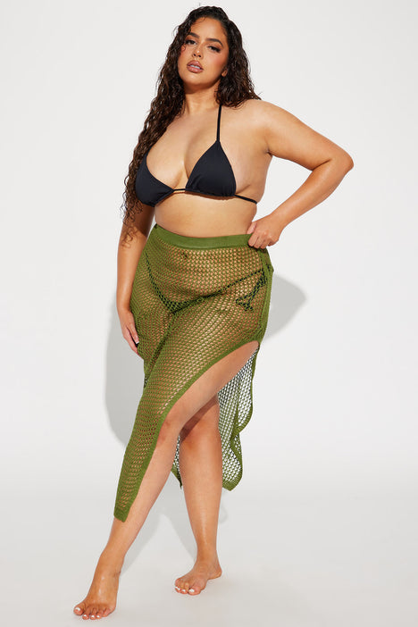 Plus size maxi store skirt cover up