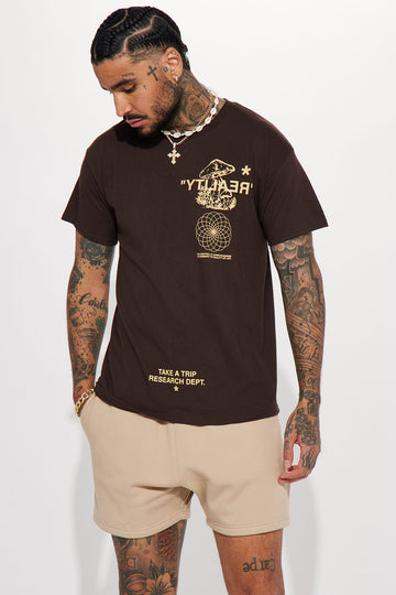 Image of Reality Short Sleeve Tee - Brown