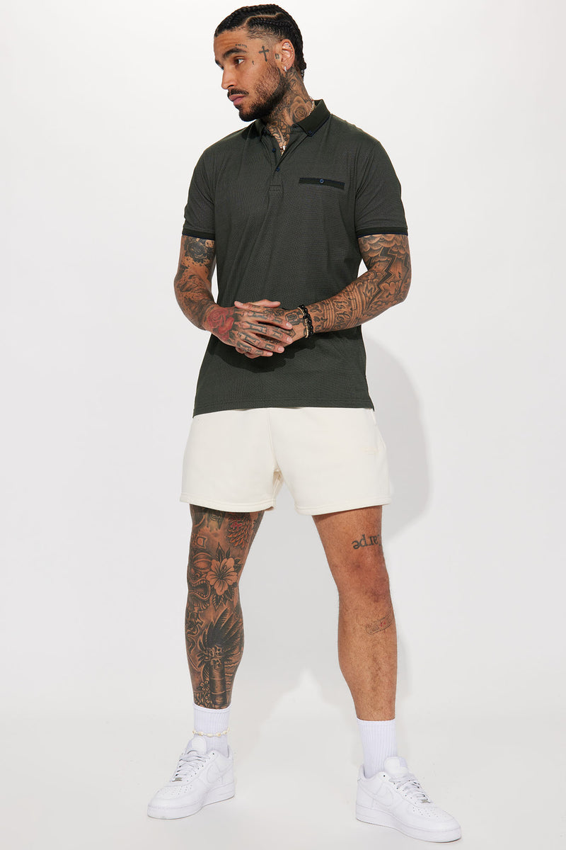 Ivy League Short Sleeve Polo Olive Fashion Nova, Mens Tees & Tanks