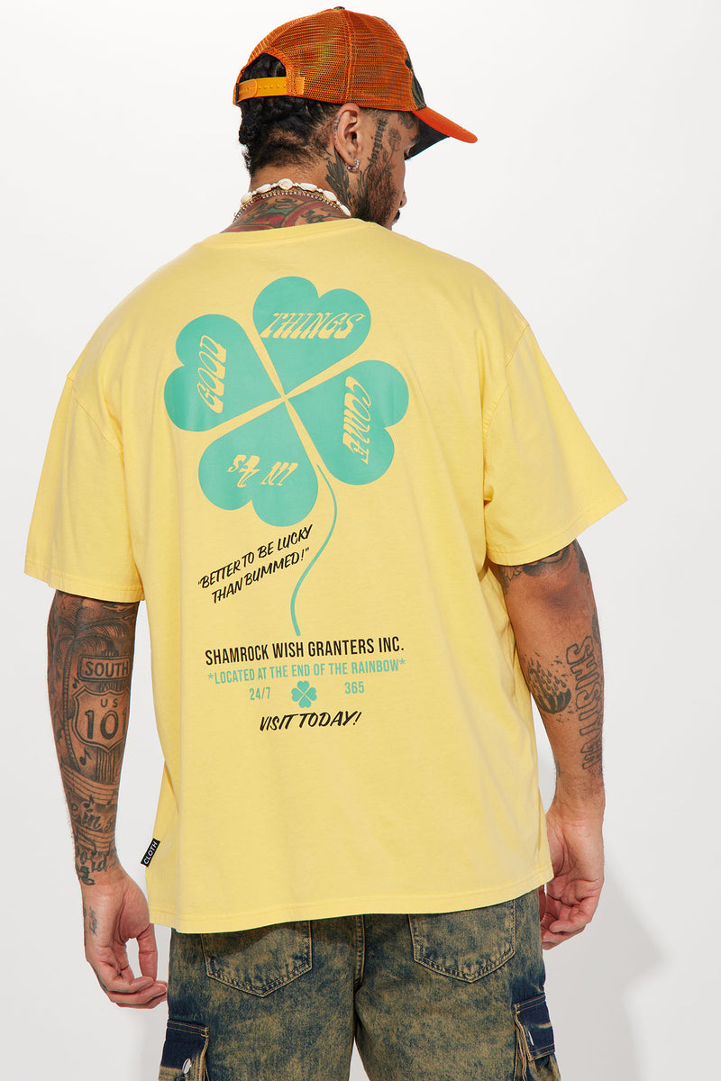 Wish Granters Short Sleeve Tee - Gold | Fashion Nova, Mens Graphic Tees ...