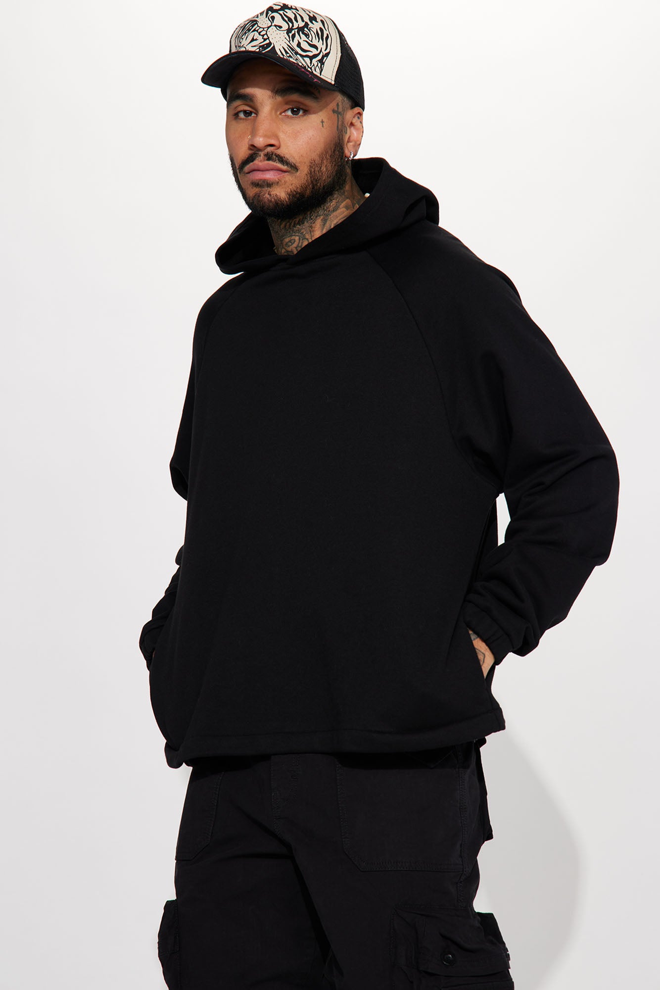 Rest Heavy Weight Terry Hoodie - Black | Fashion Nova, Mens Fleece Tops |  Fashion Nova