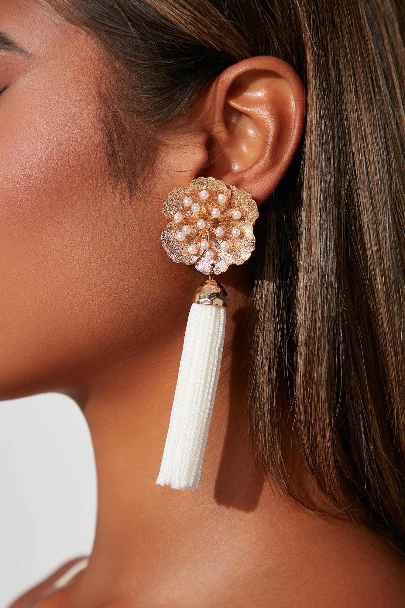Bye Going On Vacation Earrings White Fashion Nova Jewelry