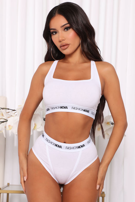 Fashion nova bra and panties top