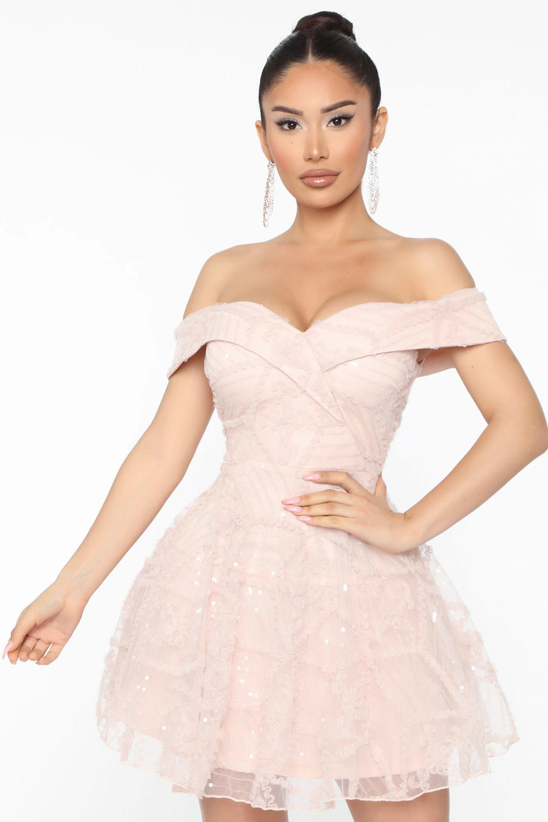 Precious Souls Sequin Mini Dress - Blush | Fashion Nova, Dresses ...