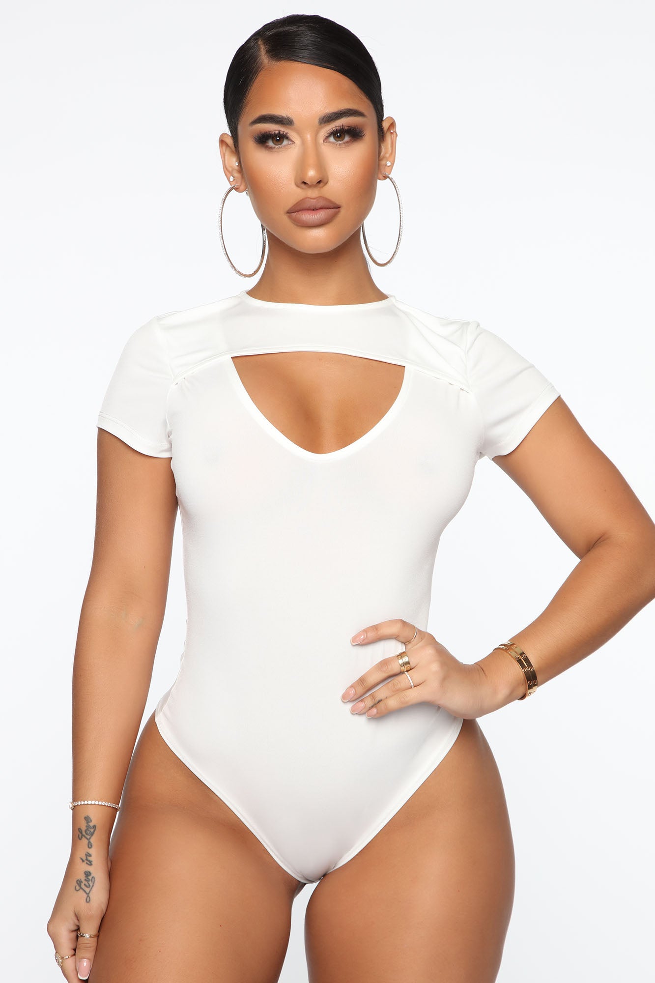 Loose bodysuit top