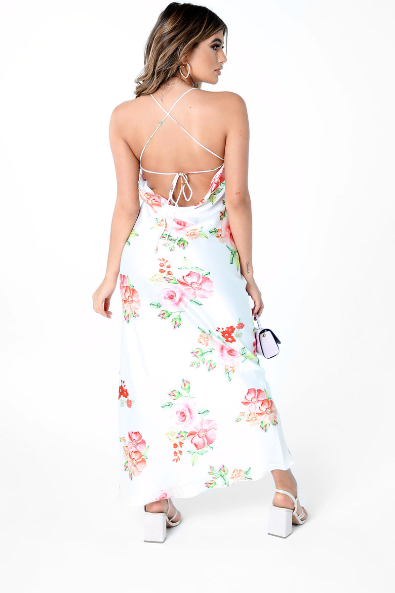 Gentle Love Floral Maxi Slip Dress - White/combo | Fashion Nova ...