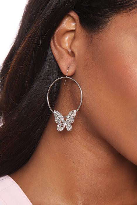 Fashion nova cheap butterfly earrings
