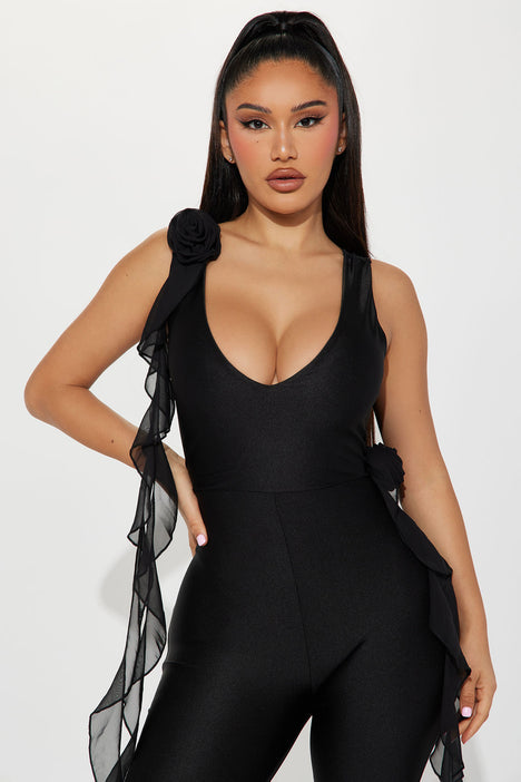 Electric Love Jumpsuit Black