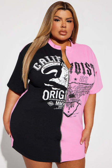 T shirt hot sale dress fashion nova