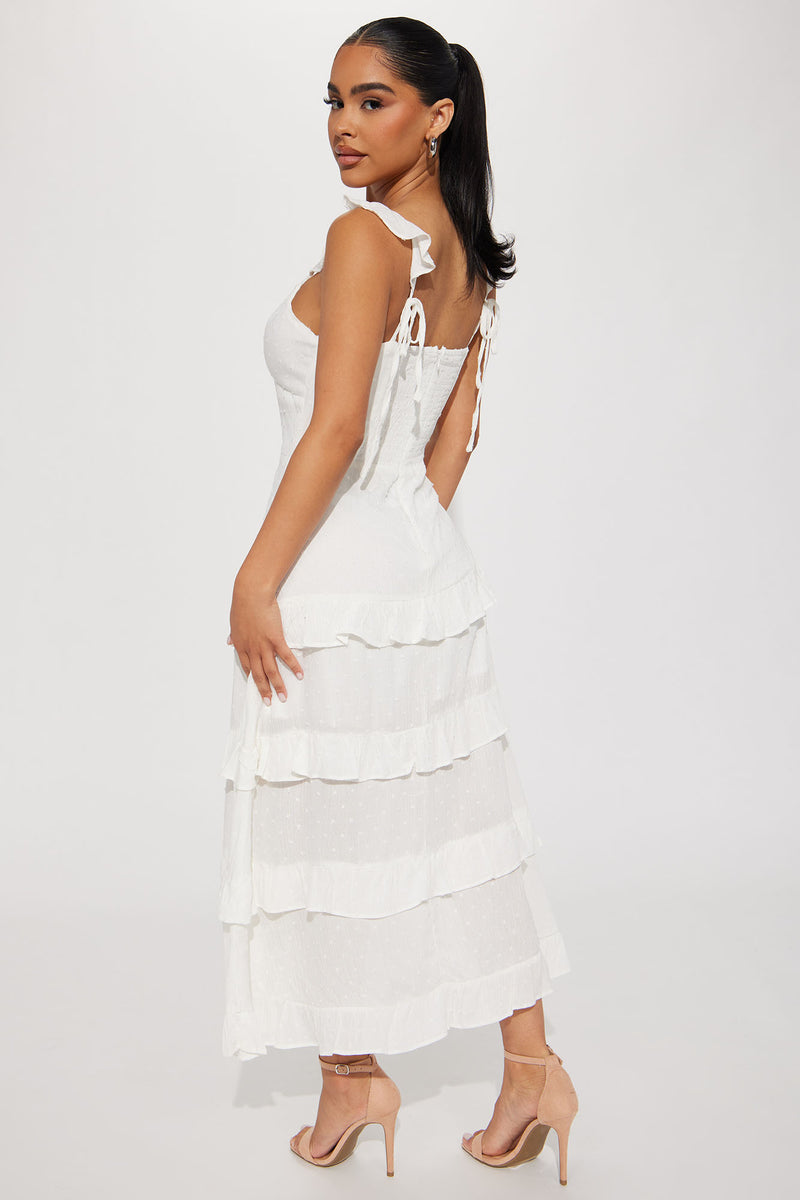 Pia Petite Maxi Dress - White | Fashion Nova, Dresses | Fashion Nova
