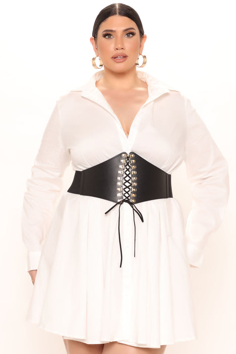 Keeping It Snatched Corset Belt Black Fashion Nova