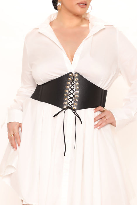 Keeping It Snatched Corset Belt Black Fashion Nova