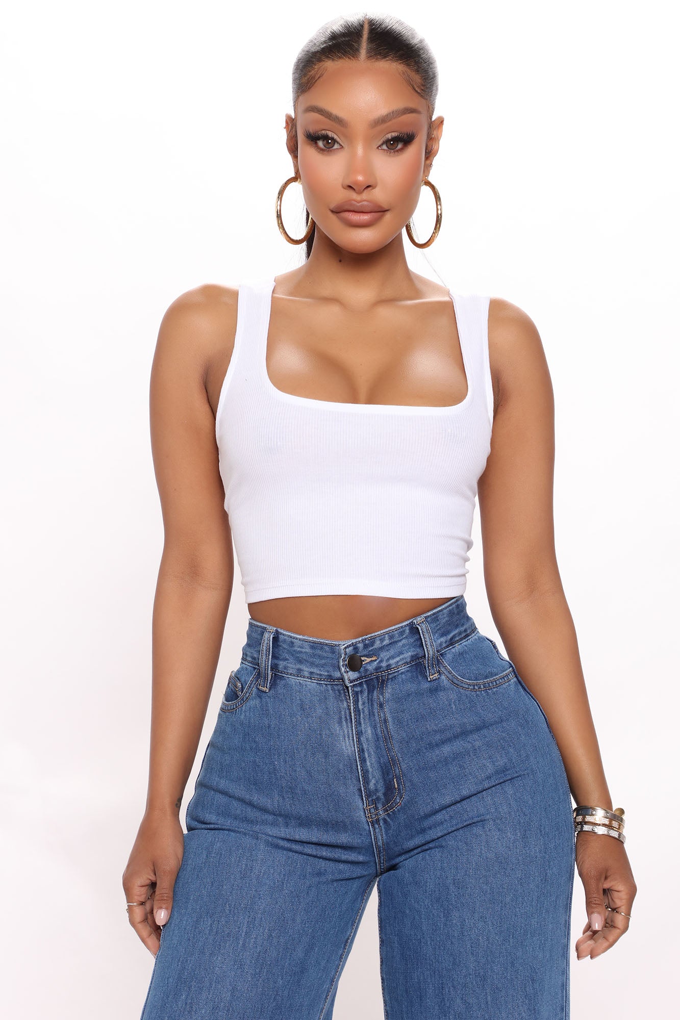 Square neck hotsell tank top