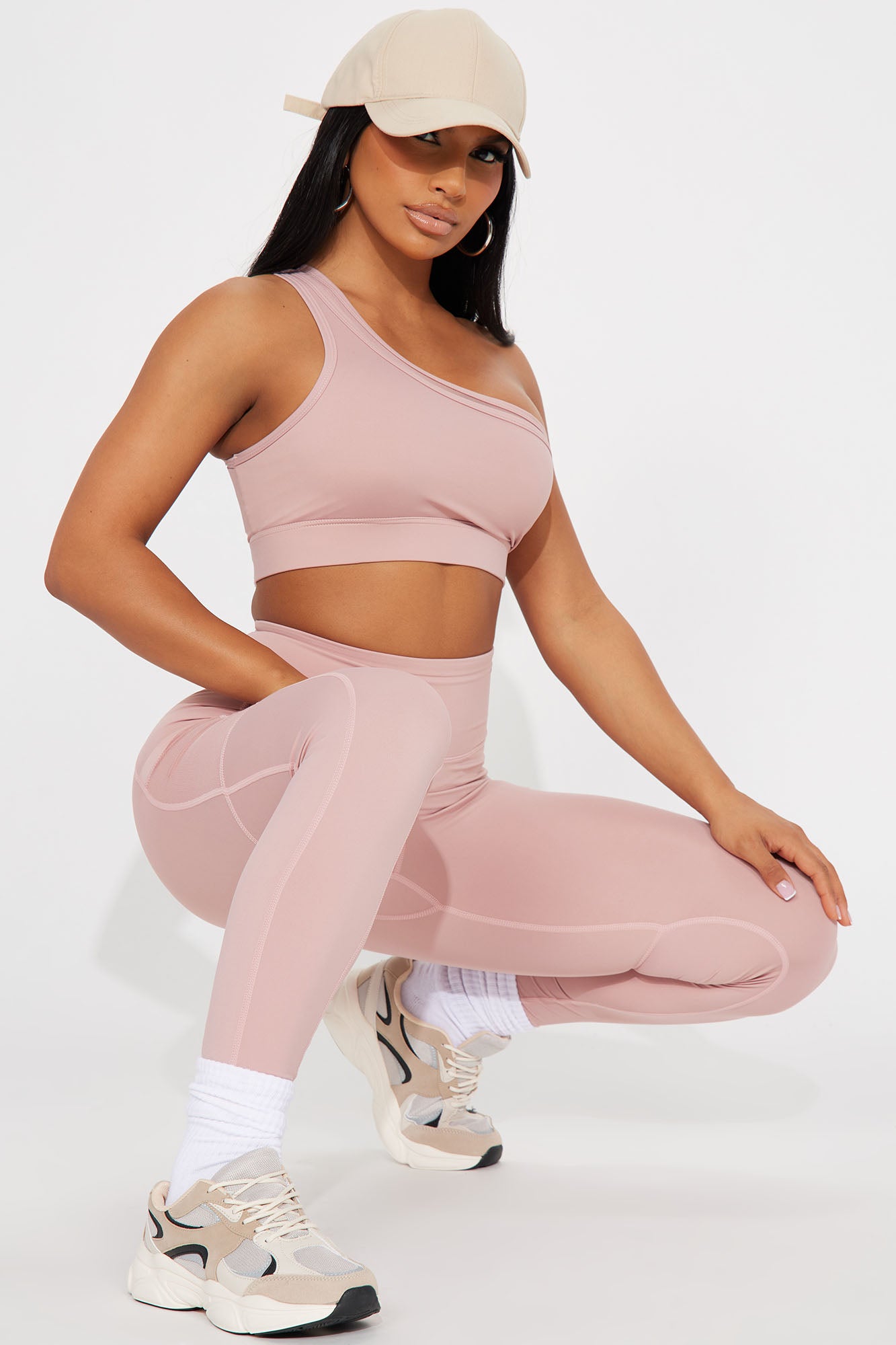 Nude Pink Gym Set for Women