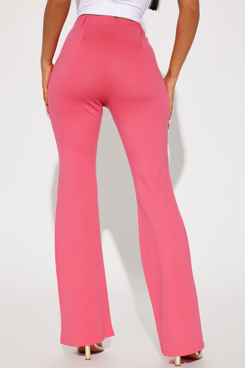 On My Way Up Trouser Pant - Hot Pink | Fashion Nova, Pants | Fashion Nova