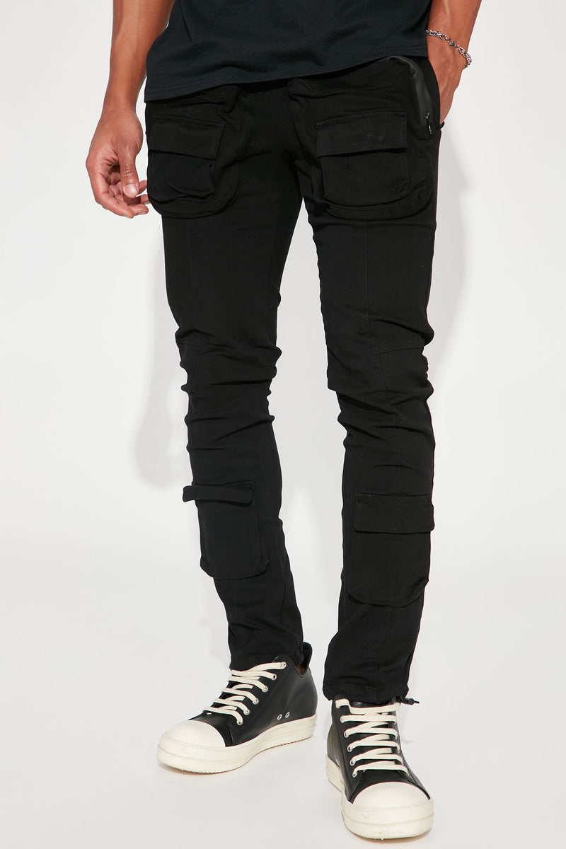 Stay Ready Twill Cargo Pants - Black | Fashion Nova, Mens Pants ...