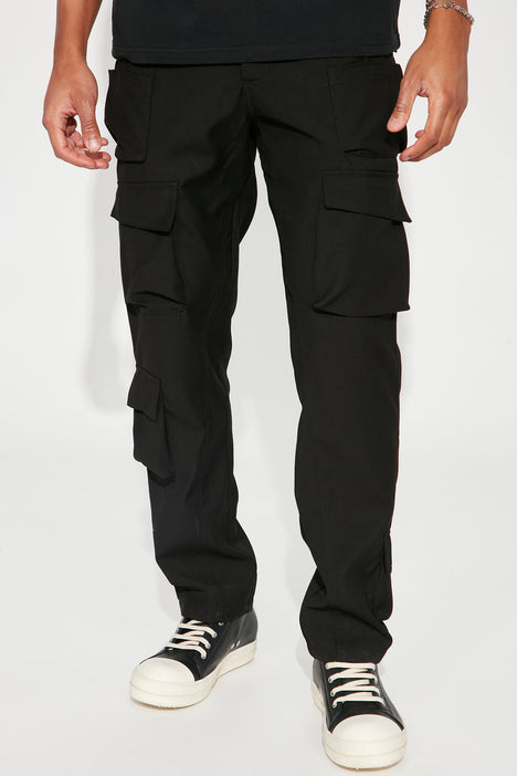 Probably Call Me Utility Cargo Pants Black
