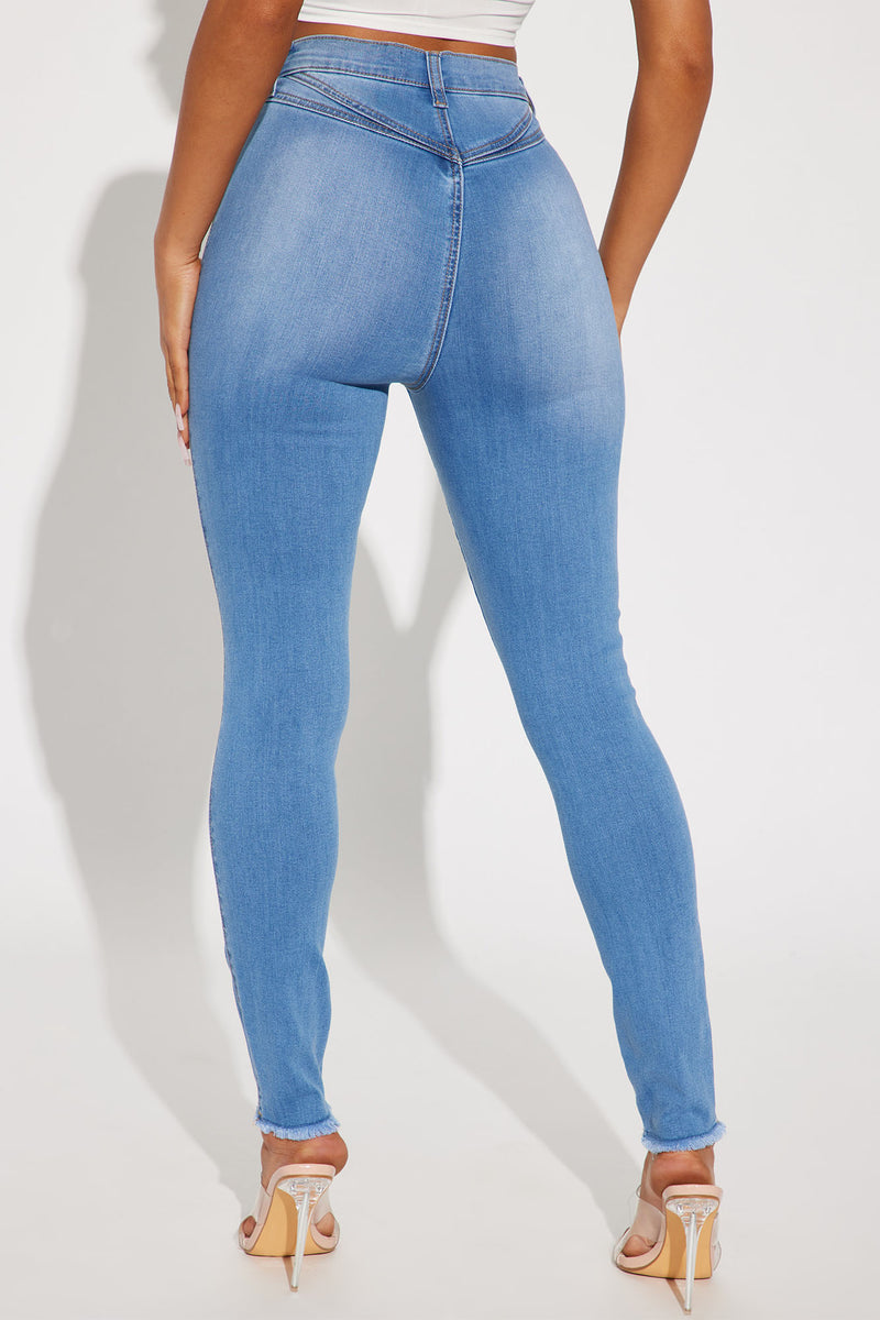 Power Move High Stretch Curvy Jean - Medium Wash | Fashion Nova, Jeans ...