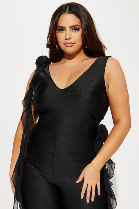 Electric Love Jumpsuit Black Fashion Nova Jumpsuits Fashion