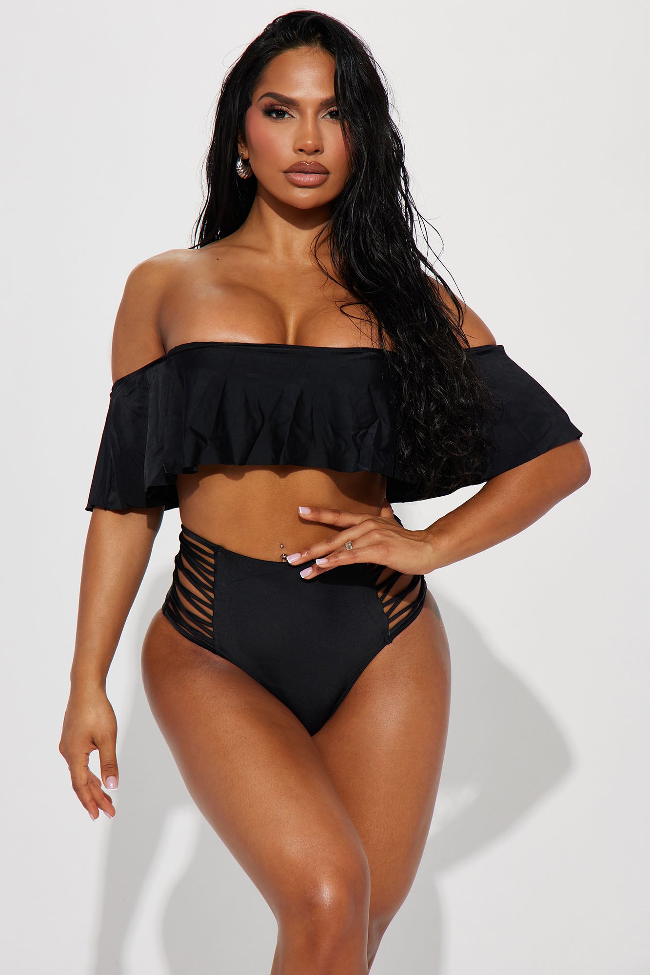 Off shoulder 2 piece swimsuit new arrivals