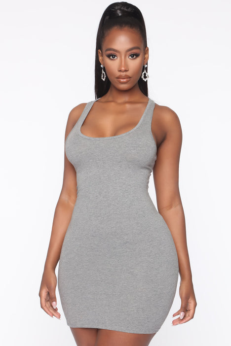 Marleny Bodycon Mini Dress Grey Fashion Nova Dresses Fashion Nova