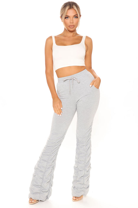 Fashion nova sales stacked sweatpants