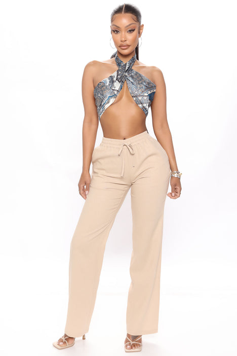 Private Yacht Linen Pants Khaki Fashion Nova Pants Fashion Nova